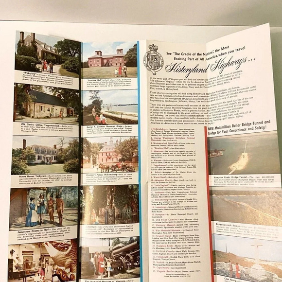 Vintage Shenandoah Valley Natural Chimneys Bridges Virginia Brochures Pamphlets - Picture 11 of 16